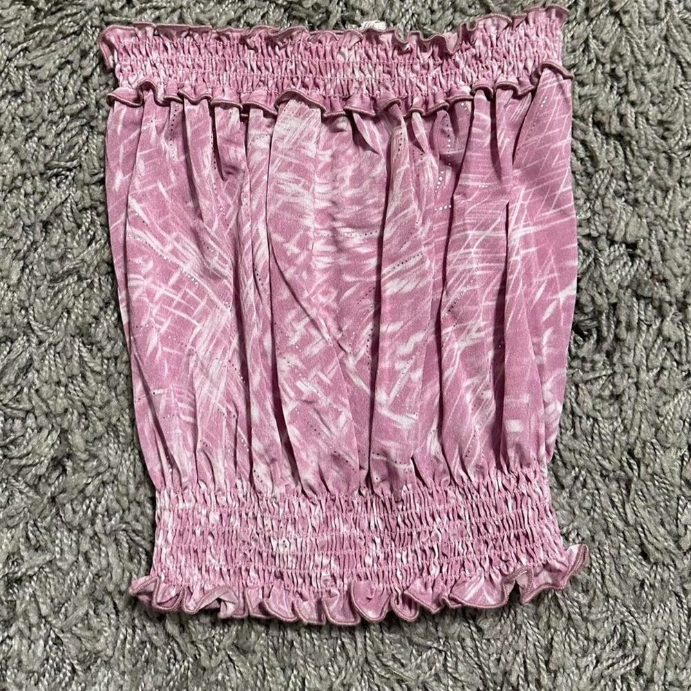 Y2K Pink Tube Top Size s by Cantata